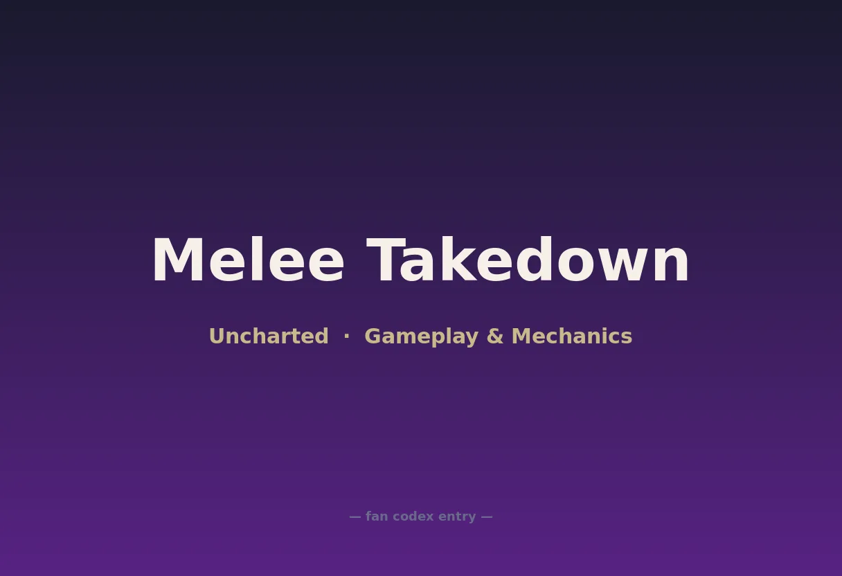 Melee Takedown